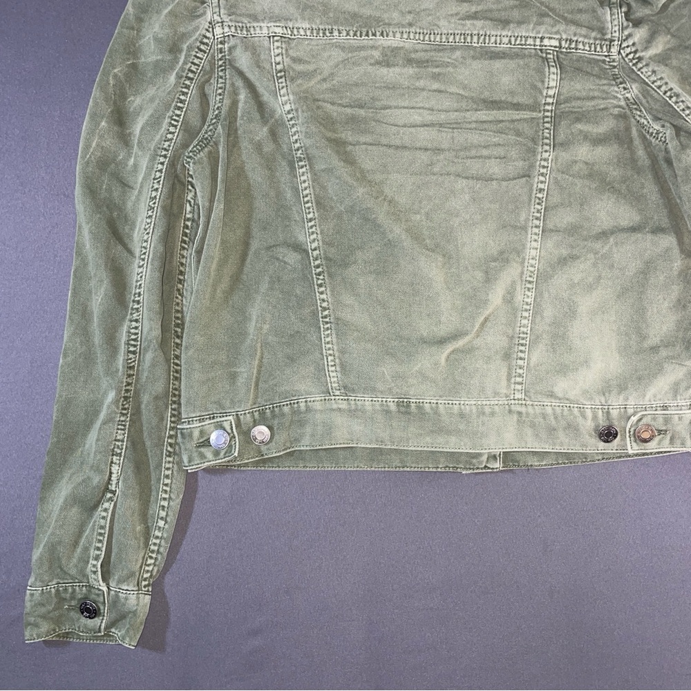 GAP Light Olive Jean Jacket - Picture 10 of 10